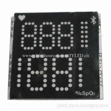 Ultra-thin 7 Segment Medical Device LED Display Panel, -25-+85°C Operating Temperature